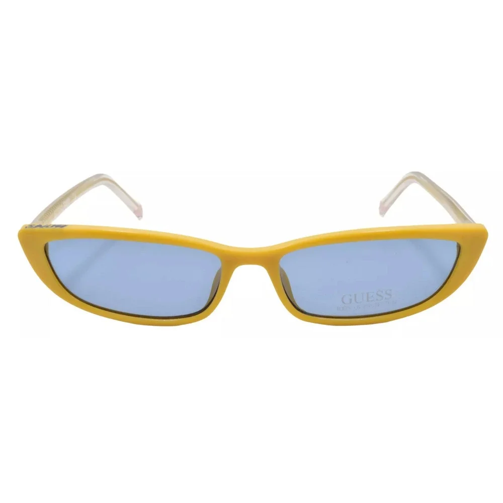 NWT Guess 8210 Yellow Cat Eye 57mm Sunglasses